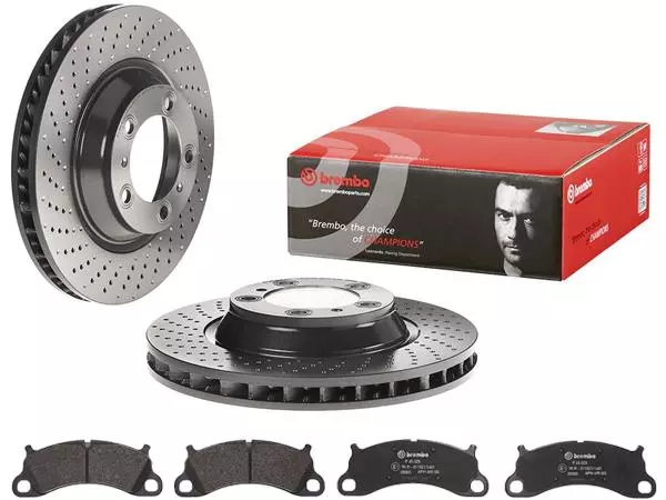 BREMBO TARCZE+KLOCKI P PORSCHE 911 991 340MM