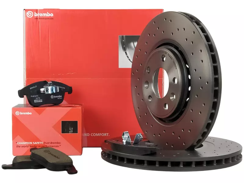 BREMBO XTRA TARCZE+KLOCKI P RENAULT CLIO IV RS