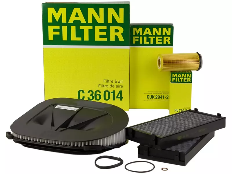 MANN ZESTAW FILTRÓW BMW X5 E70 3.0D N57 2010-