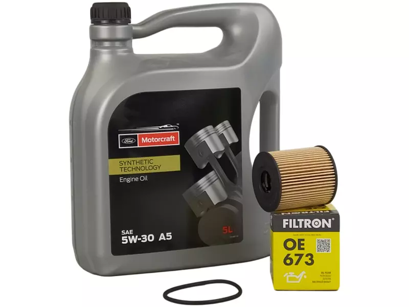 OE FORD MOTORCRAFT 5W30 A5 5L+FILTR OLEJU OE673