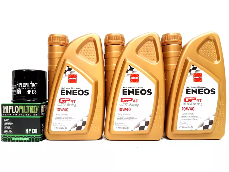 ENEOS ULTRA RACING GP4T 10W40 3L + FILTR HF138