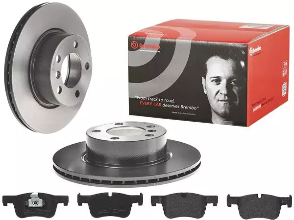 BREMBO TARCZE+KLOCKI PRZÓD BMW 1 F20 F21 300MM