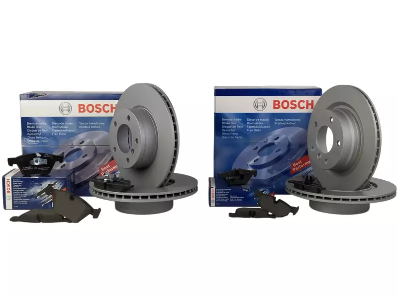 BOSCH TARCZE+KLOCKI PRZÓD+TYŁ BMW 1 E81 E87 300MM