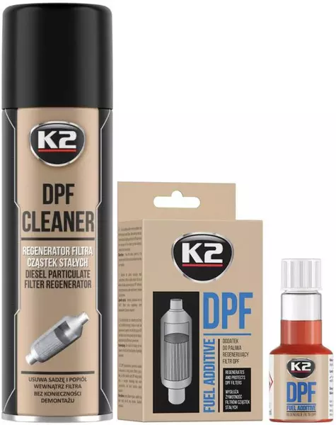 K2 DPF CLEANER DO CZYSZCZENIA I OCHRONY + DODATEK