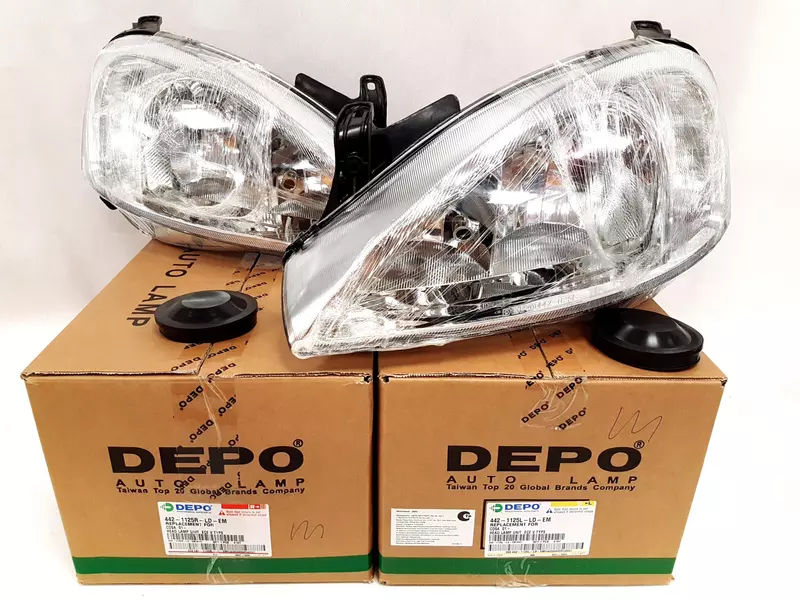 DEPO REFLEKTORY LAMPY PRZÓD OPEL CORSA C 00-03