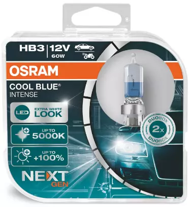 OSRAM COOL BLUE INTENSE ŻARÓWKI HB3 12V DUO