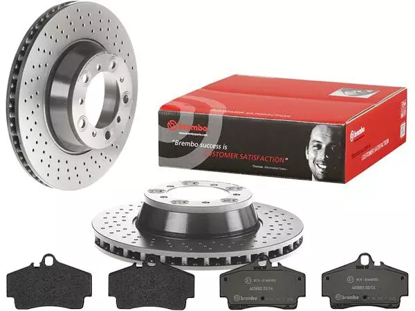 BREMBO TARCZE+KLOCKI T PORSCHE 911 996 997 330MM