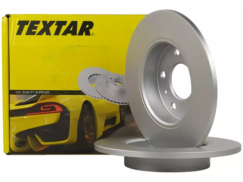 TEXTAR TARCZE 264MM+KLOCKI TYŁ OPEL ASTRA G H 