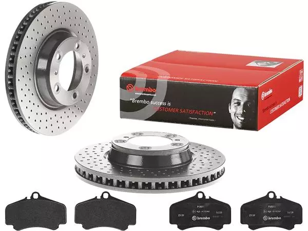 BREMBO TARCZE+KLOCKI P PORSCHE 911 996 997 330MM