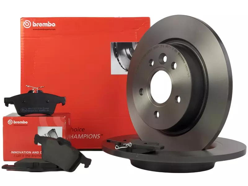 BREMBO TARCZE+KLOCKI TYŁ VOLVO C30 V40 II 260MM