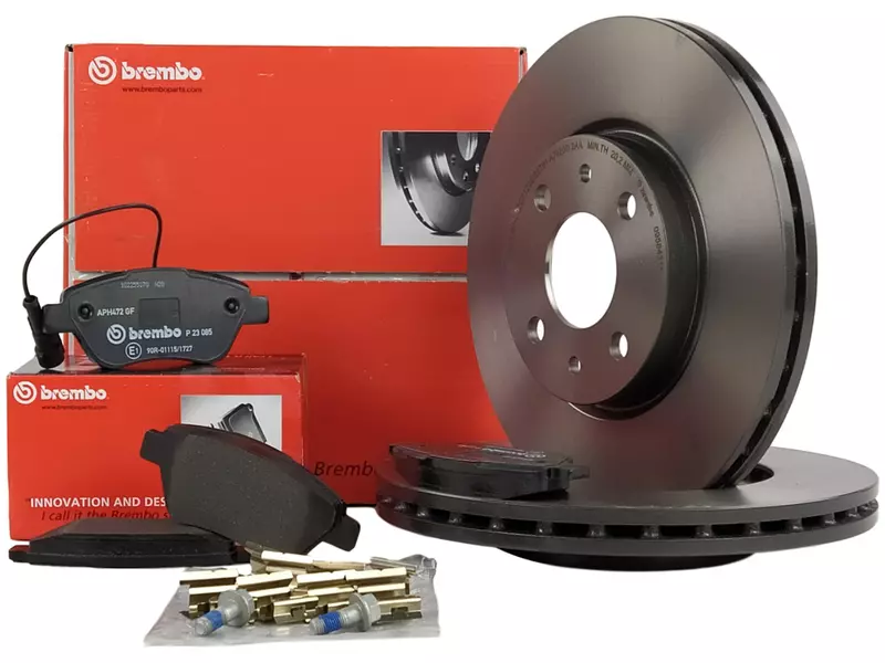 BREMBO TARCZE+KLOCKI PRZÓD FIAT BRAVO II 257MM