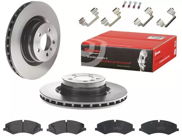 BREMBO TARCZE+KLOCKI PRZÓD RANGE ROVER III 360MM