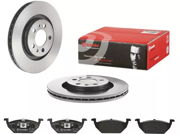 BREMBO TARCZE+KLOCKI TYŁ AUDI A3 S3 8L 256MM