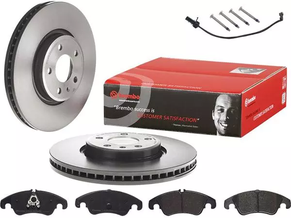 BREMBO TARCZE+KLOCKI PRZÓD AUDI A6 C7 A7 4G 320MM