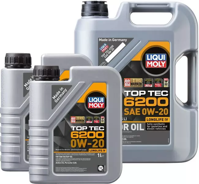 LIQUI MOLY TOP TEC 6200 0W20 VW 508.00/509.00 7L