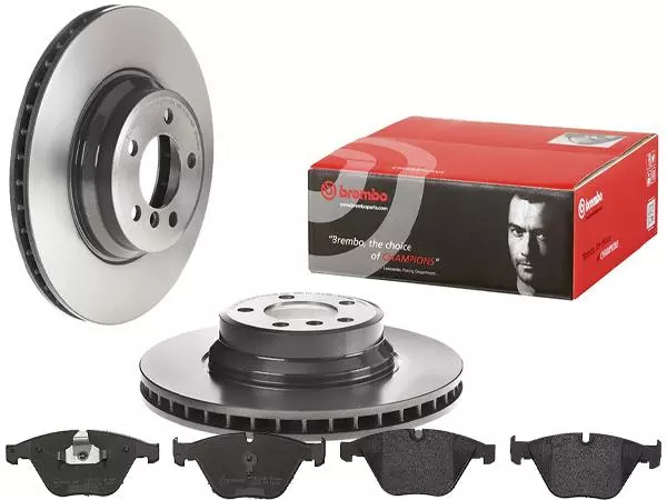 BREMBO TARCZE+KLOCKI PRZÓD BMW 7 E65 E66 348MM