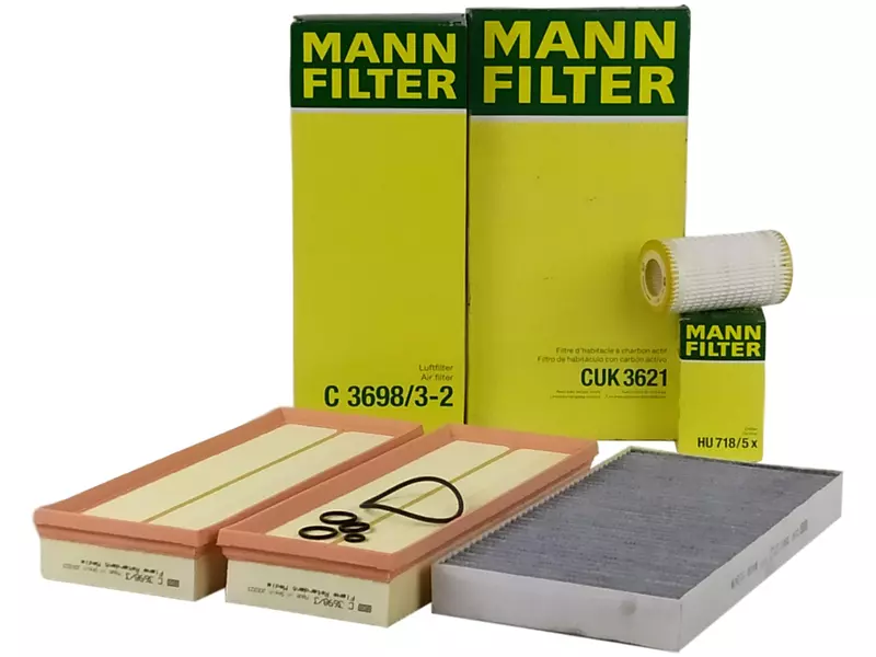 MANN ZESTAW FILTRÓW MERCEDES SLK R171 280 300 350