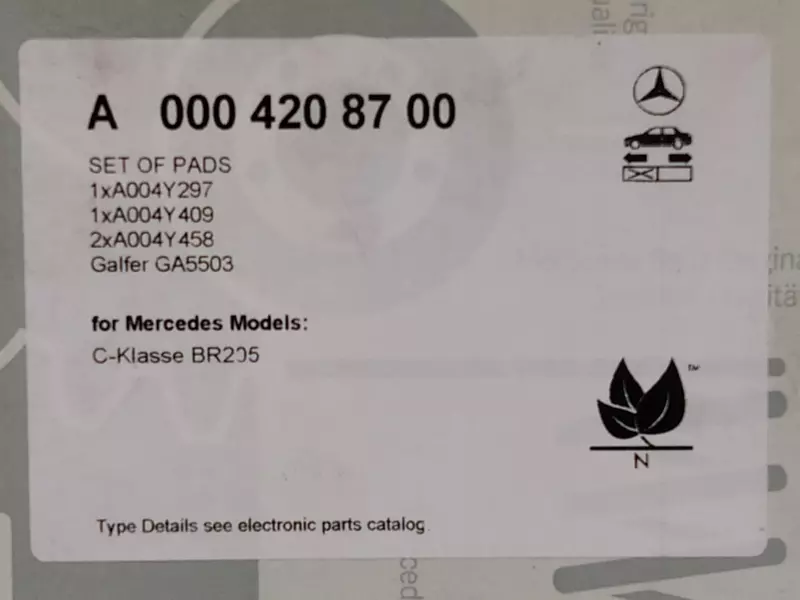 OE MERCEDES TARCZE+KLOCKI PRZÓD E W213 C238 305MM 