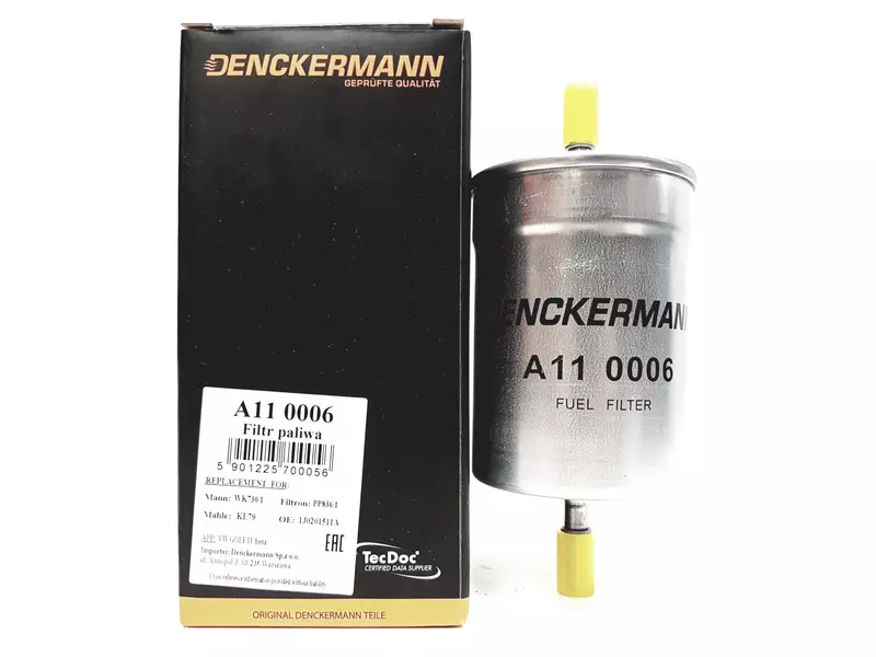 DENCKERMANN ZESTAW FILTRÓW AUDI A4 B6 B7 1.6 2.0 