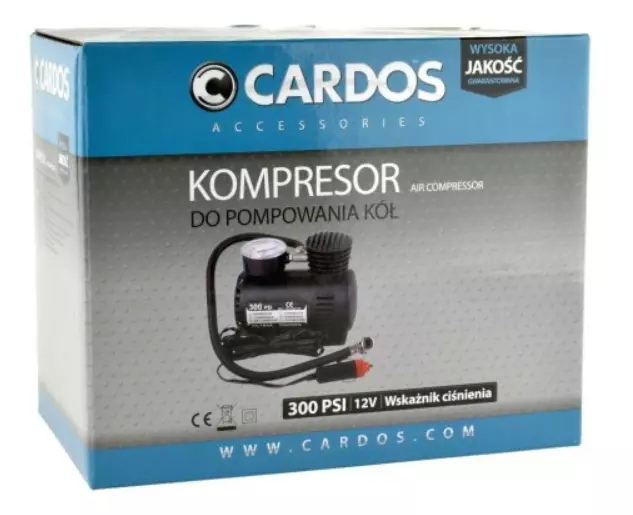 CARDOS KOMPRESOR DO KÓŁ 20 BAR 300 PSI 12V