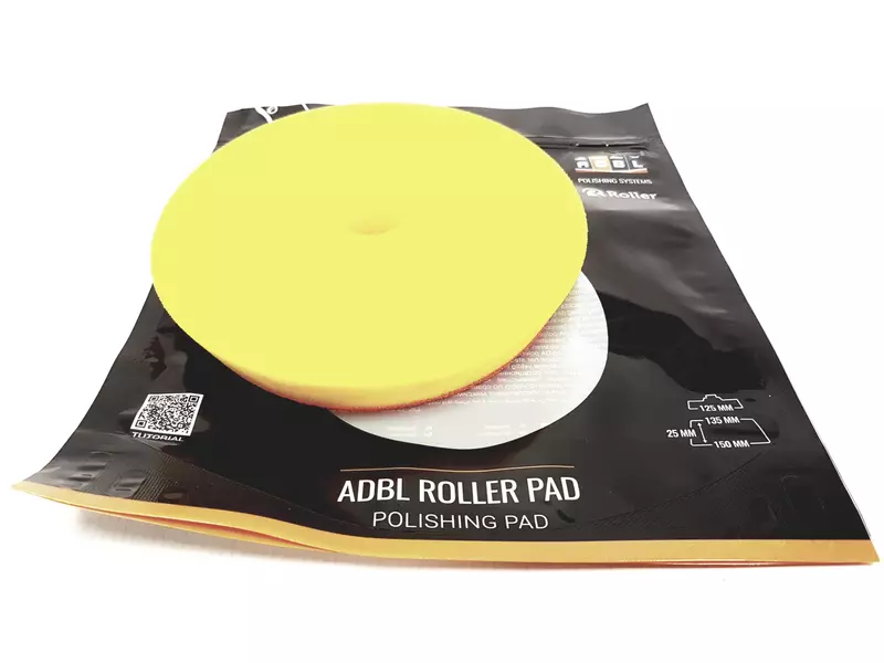 ADBL ROLLER POLISH 125MM PAD POLERSKI ŻÓŁTY