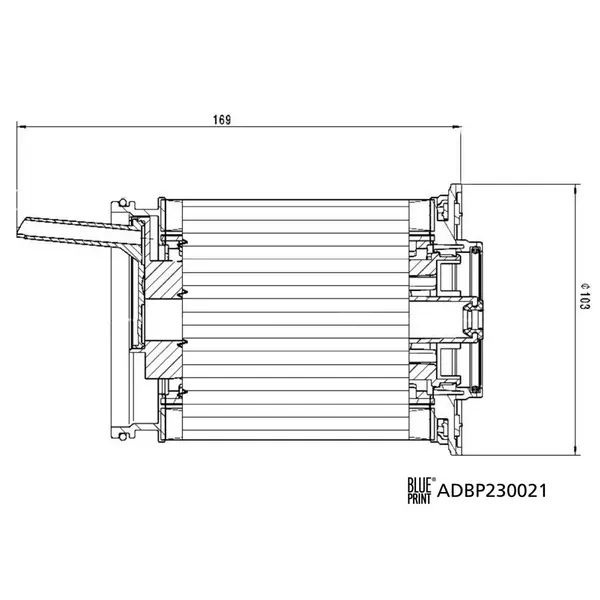 BLUE PRINT FILTR PALIWA ADBP230021