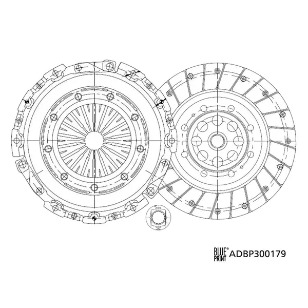 BLUE PRINT ZESTAW SPRZĘGŁA ADBP300179