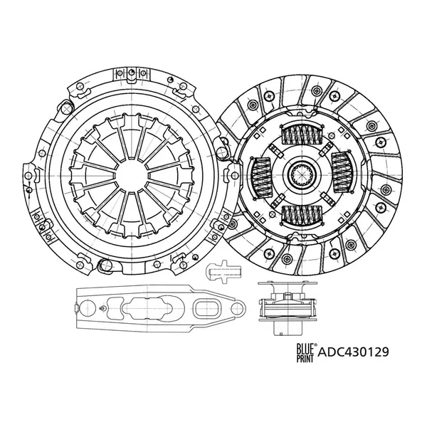 BLUE PRINT ZESTAW SPRZĘGŁA ADC430129