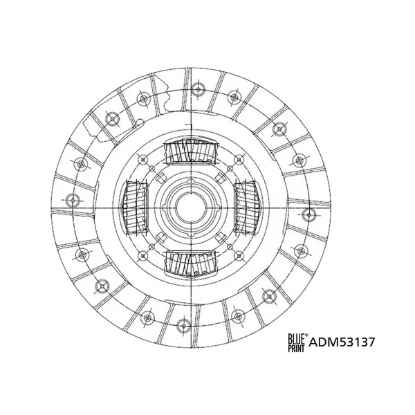 BLUE PRINT TARCZA HAMULCOWA ADM53137