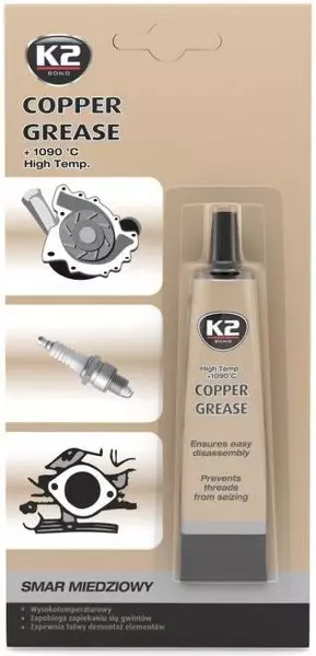 K2 COPPER GREASE SMAR MIEDZIOWY MIEDZIANY 20G