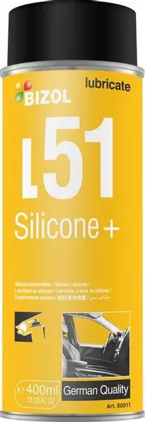 BIZOL SILICONE+ L51 SMAR SILIKONOWY SPRAY 400ML