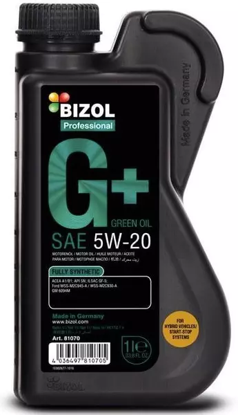 BIZOL GREEN OIL+ 5W20 A1/B1 FORD 930A 945A 1L