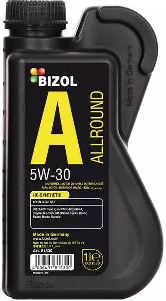 BIZOL ALLROUND 5W30 SN PLUS/SP ILSAC GF-6 1L