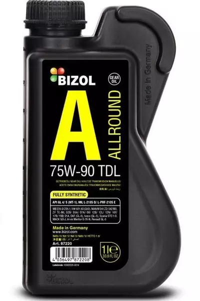 BIZOL ALLROUND 75W90 TDL GL-5 PRZEKŁADNIOWY 1L