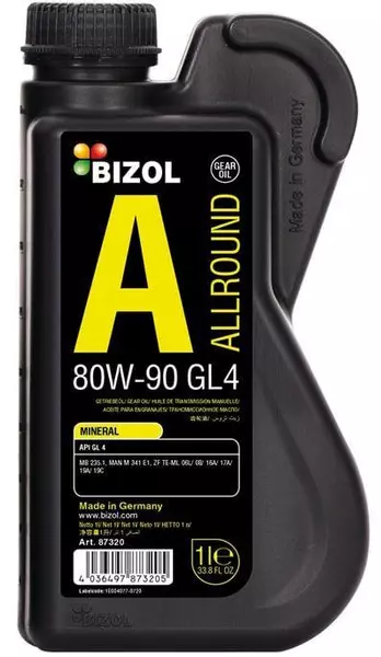 BIZOL ALLROUND 80W90 GL-4 OLEJ PRZEKŁADNIOWY 1L