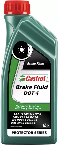 CASTROL BRAKE FLUID DOT 4 J1704 ISO 4925 1L