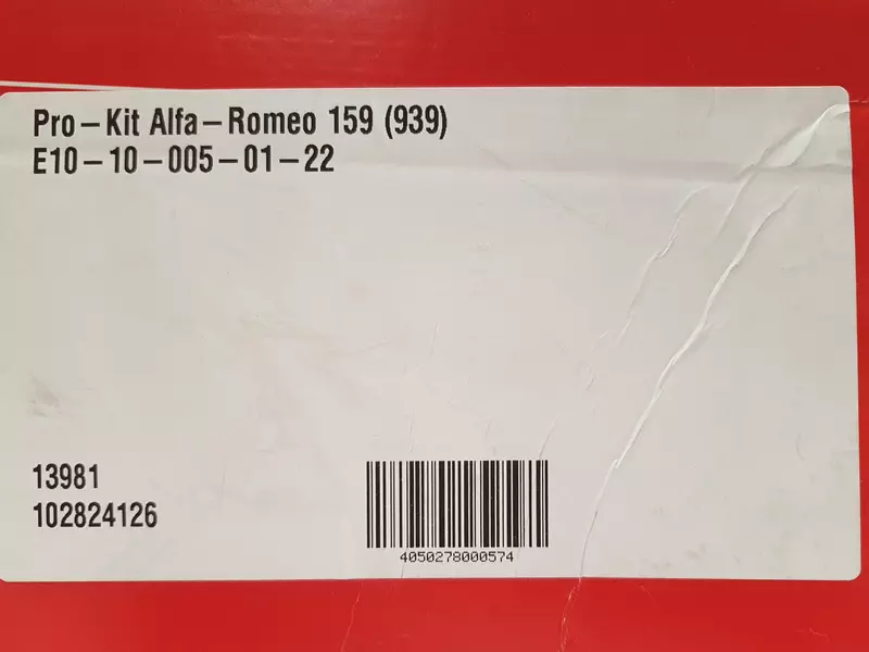 EIBACH SPRĘŻYNY PRO-KIT ALFA ROMEO 159 1.8 2.2 