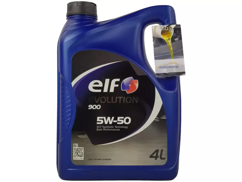 ELF EVOLUTION 900 5W50 4L+FILTR OLEJU OP545/2 