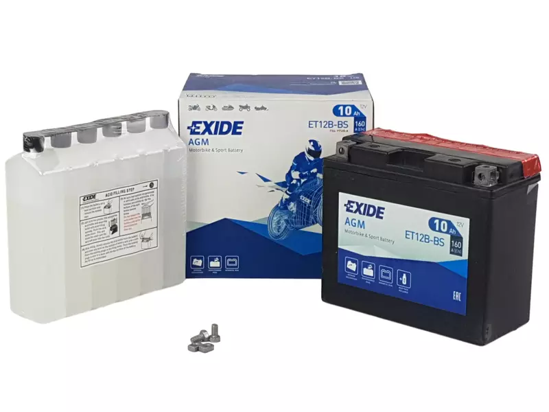 EXIDE BIKE AKUMULATOR ET12B-BS 10AH 160A