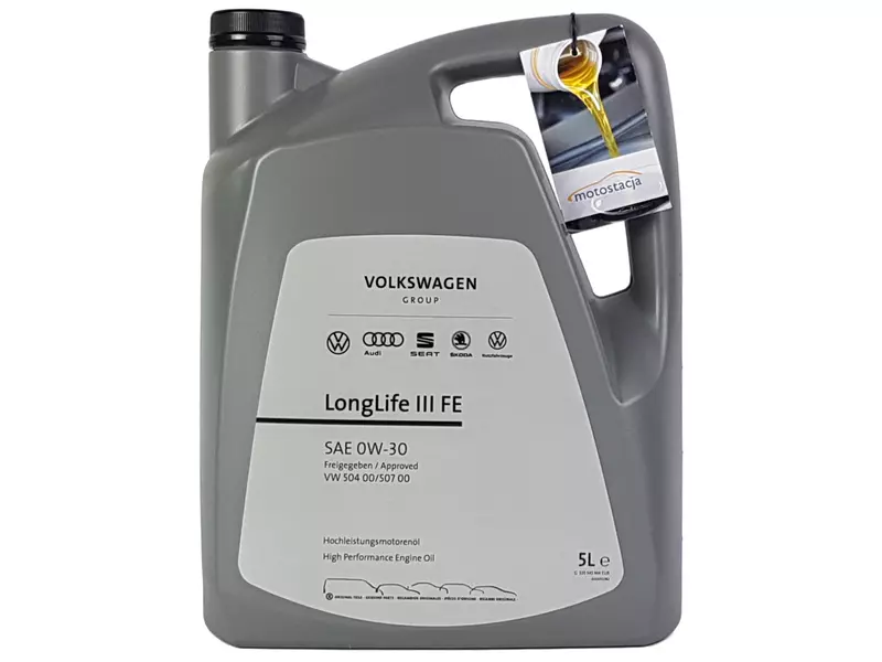 OE VAG LONGLIFE III FE 0W30 VW 504.00/507.00 5L