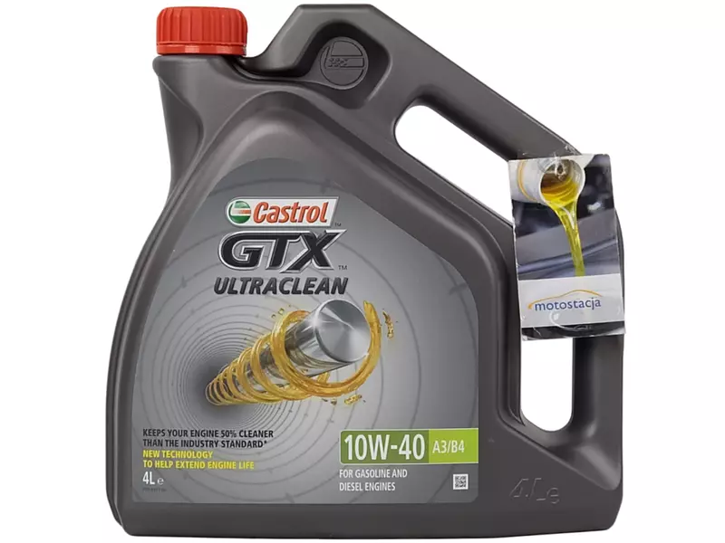 CASTROL GTX ULTRACLEAN 10W40 A3/B3 A3/B4 4L