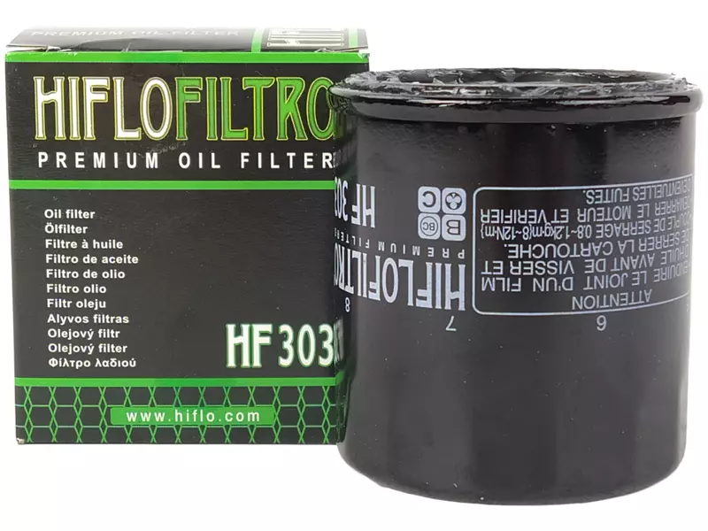 HIFLO FILTR OLEJU HF303 HONDA YAMAHA KAWASAKI