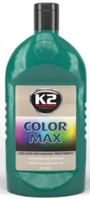 K2 COLOR MAX WOSK KOLORYZUJĄCY CIEMNOZIELONY 500ML