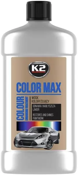 K2 COLOR MAX SREBRNY WOSK KOLORYZUJĄCY 500ML