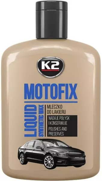 K2 MOTOFIX MLECZKO DO NABŁYSZCZANIA LAKIERU 200ML