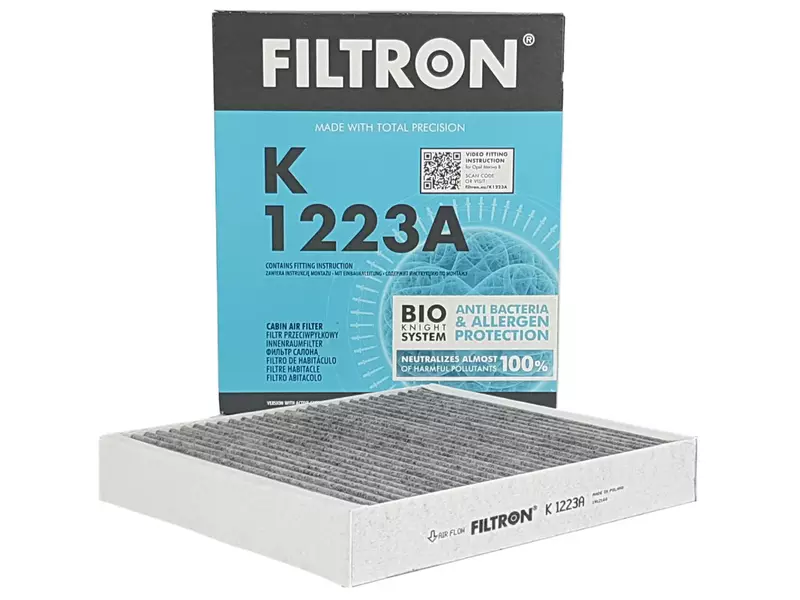 FILTRON FILTR KABINOWY K1223A Z WĘGLEM SAAB 9-5