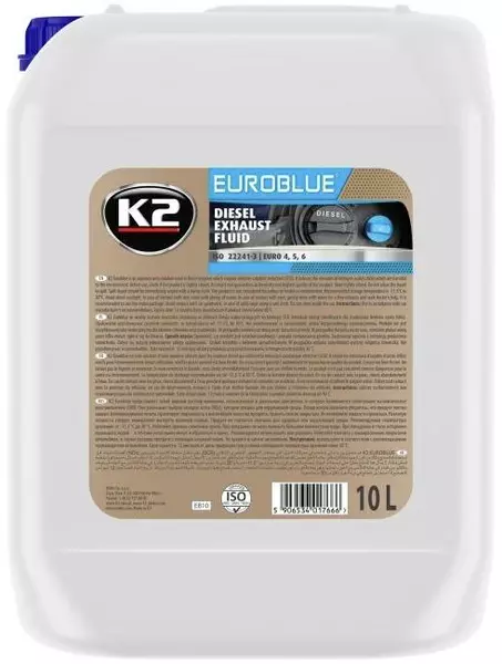 K2 EUROBLUE PŁYN ROZTWÓR MOCZNIKA 10L