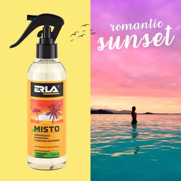 ERLA MISTO ROMANTIC SUNSET ODŚWIEŻACZ POWIETRZA Z NAUTRALIZATOREM 250ML 