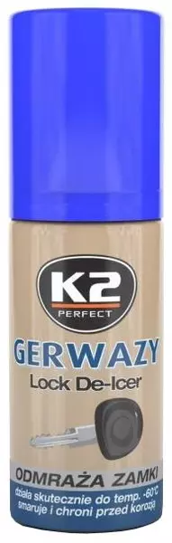 K2 GERWAZY ODMRAŻACZ DO ZAMKÓW -60°C 50ML