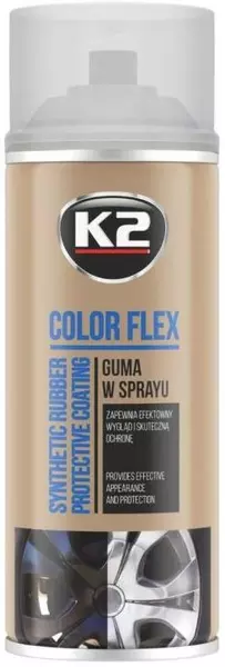 K2 COLOR FLEX GUMA W SPRAYU CLEAR BEZBARWNY 400ML